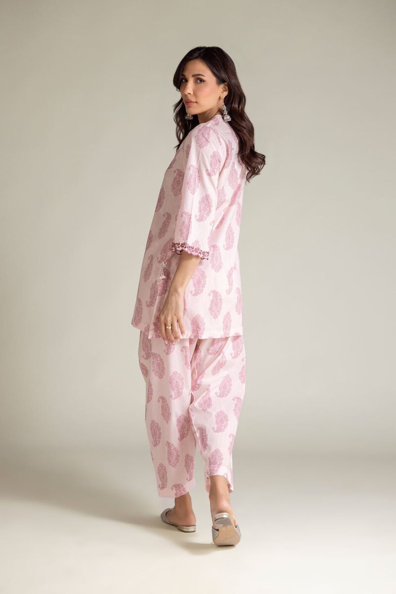 Pink Paisley Kurta