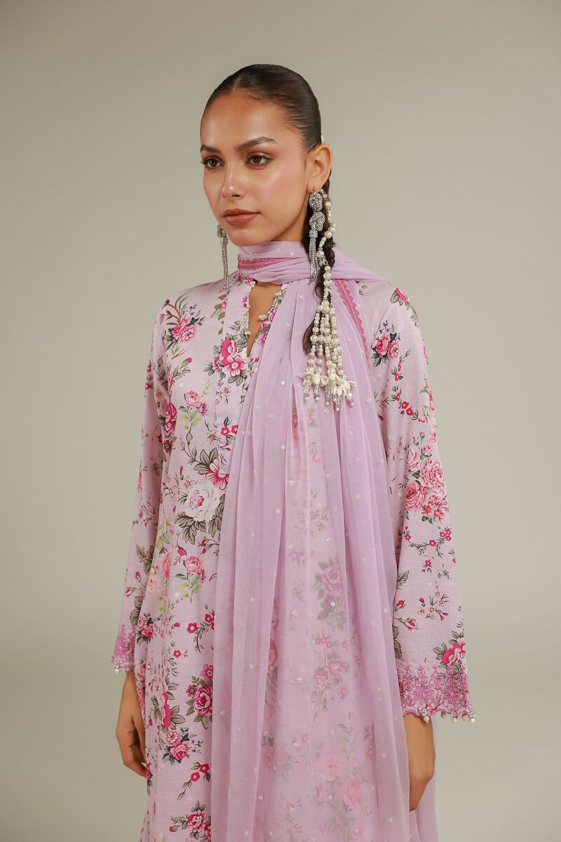 Sequined Chiffon Dupatta