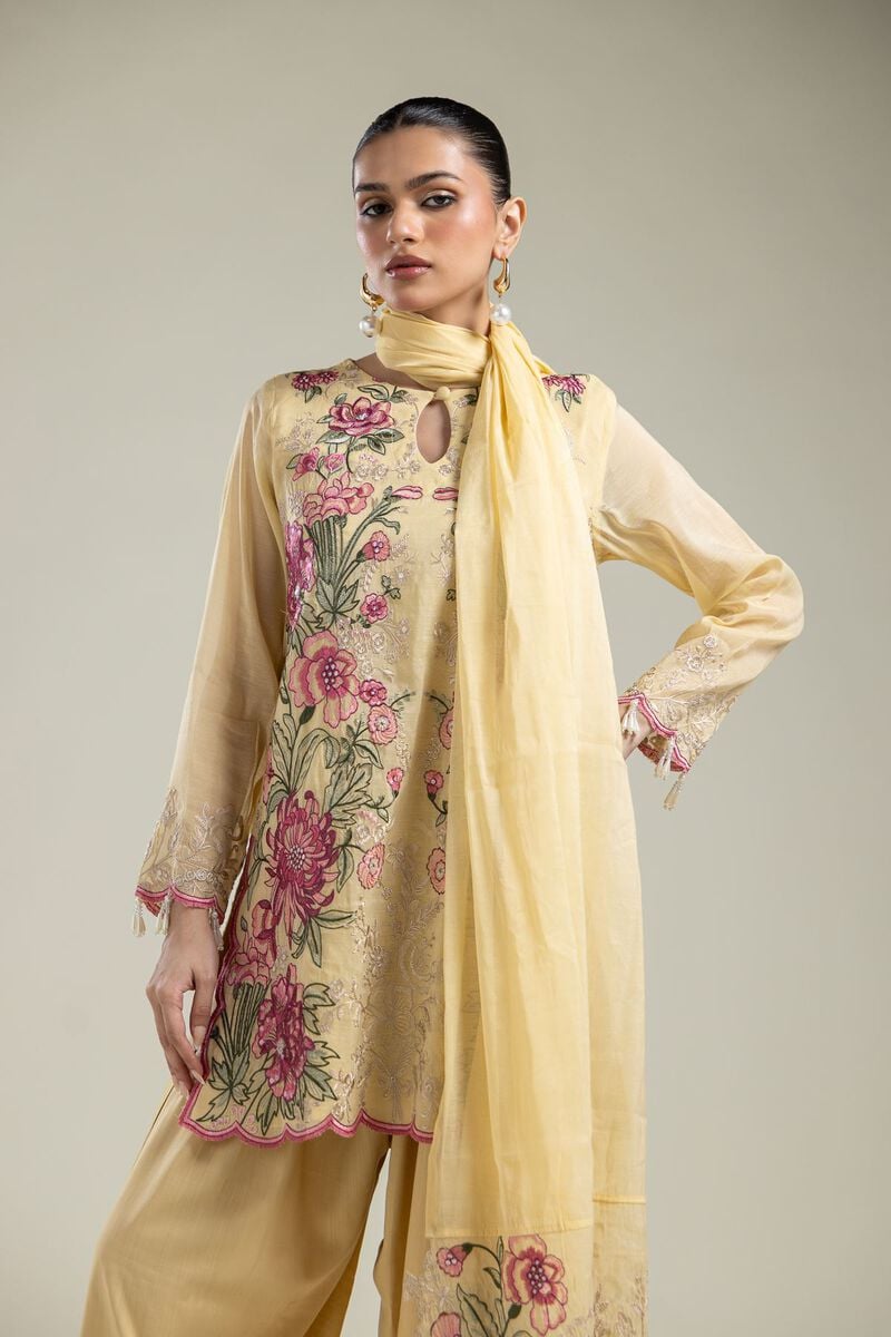 Short Silk Kurta