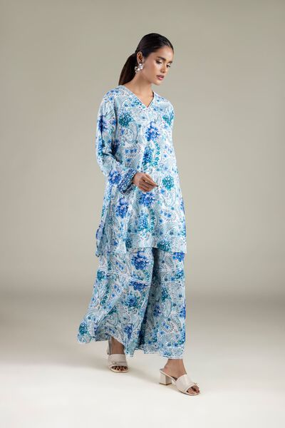 Relaxed Floral Pants, image 1
