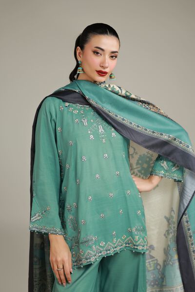 Floral Drawstring Kurta, image 1