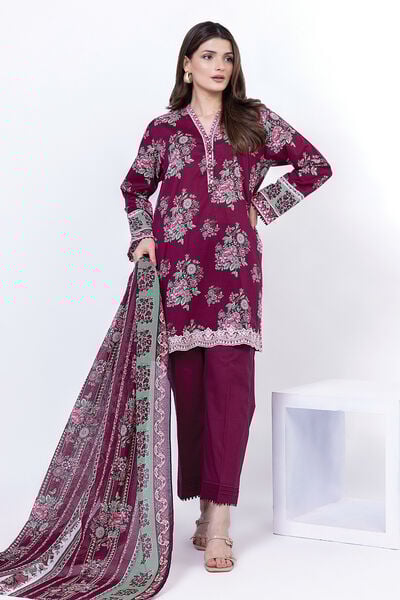 Embroidered | Lawn | Fabrics 3 Piece | PKR 5,000