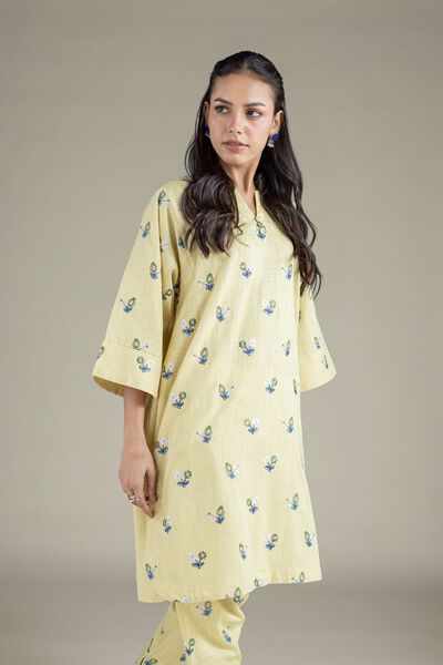 Embroidered | Heavy Textured Cotton
            
        Kurta