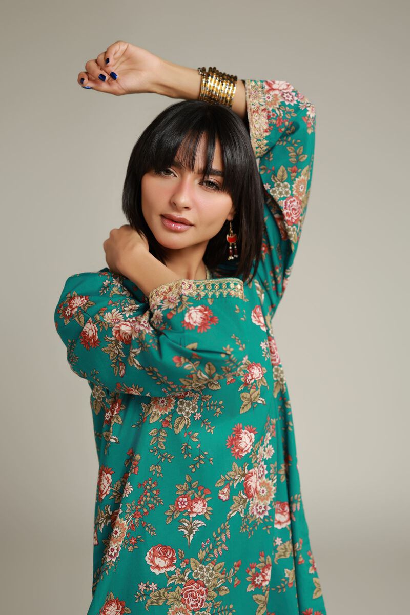 Floral Longline Kurta