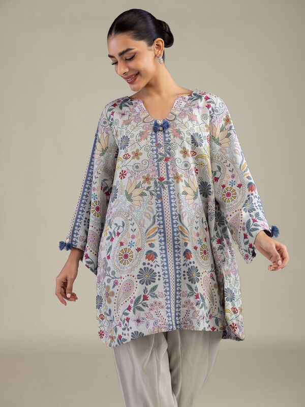 Printed Paisley Kurta