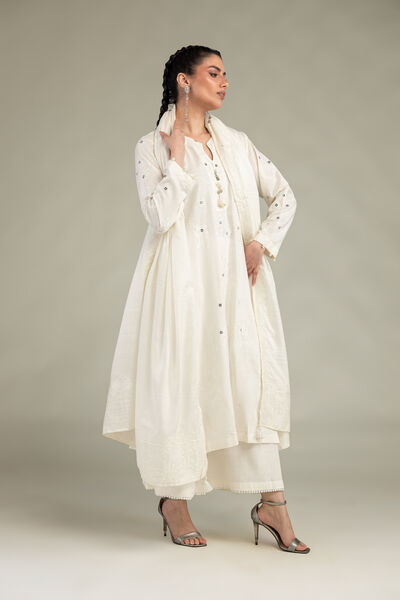 Floral Silk Kurta, image 1