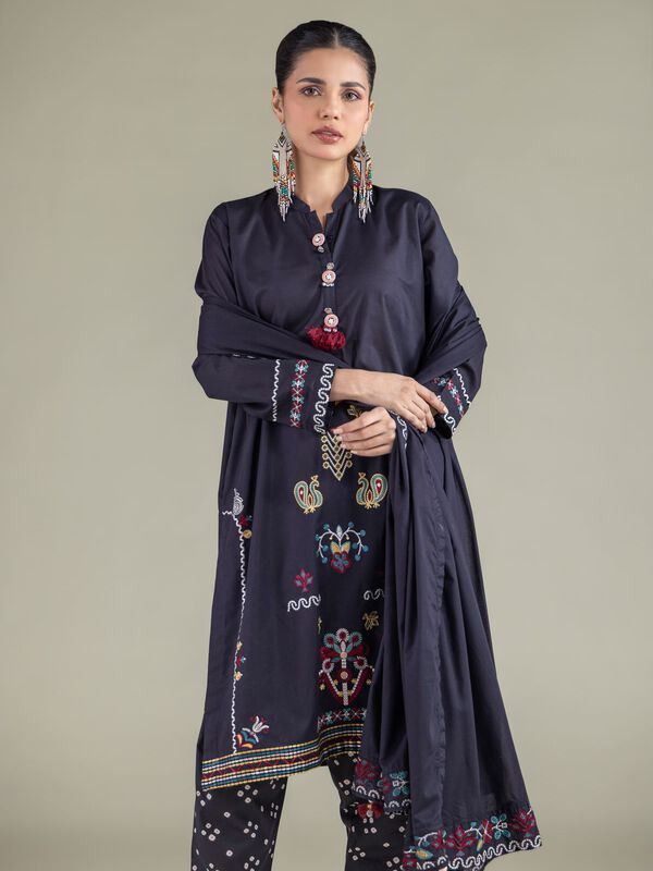 Geometric Draped Dupatta
