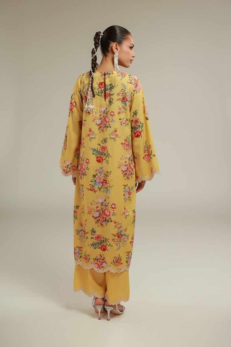 Floral Lace Kurta
