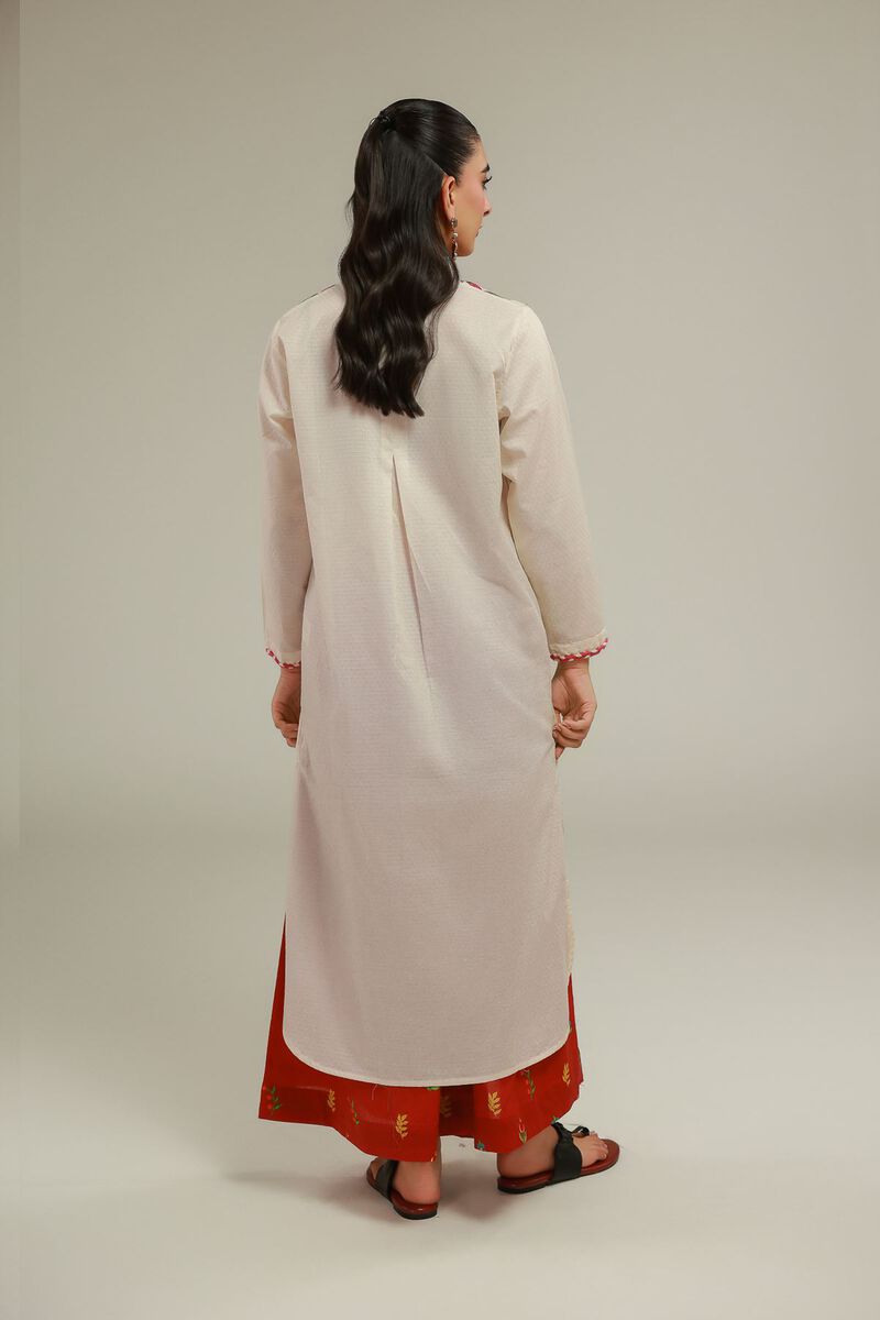White Cotton Kurta