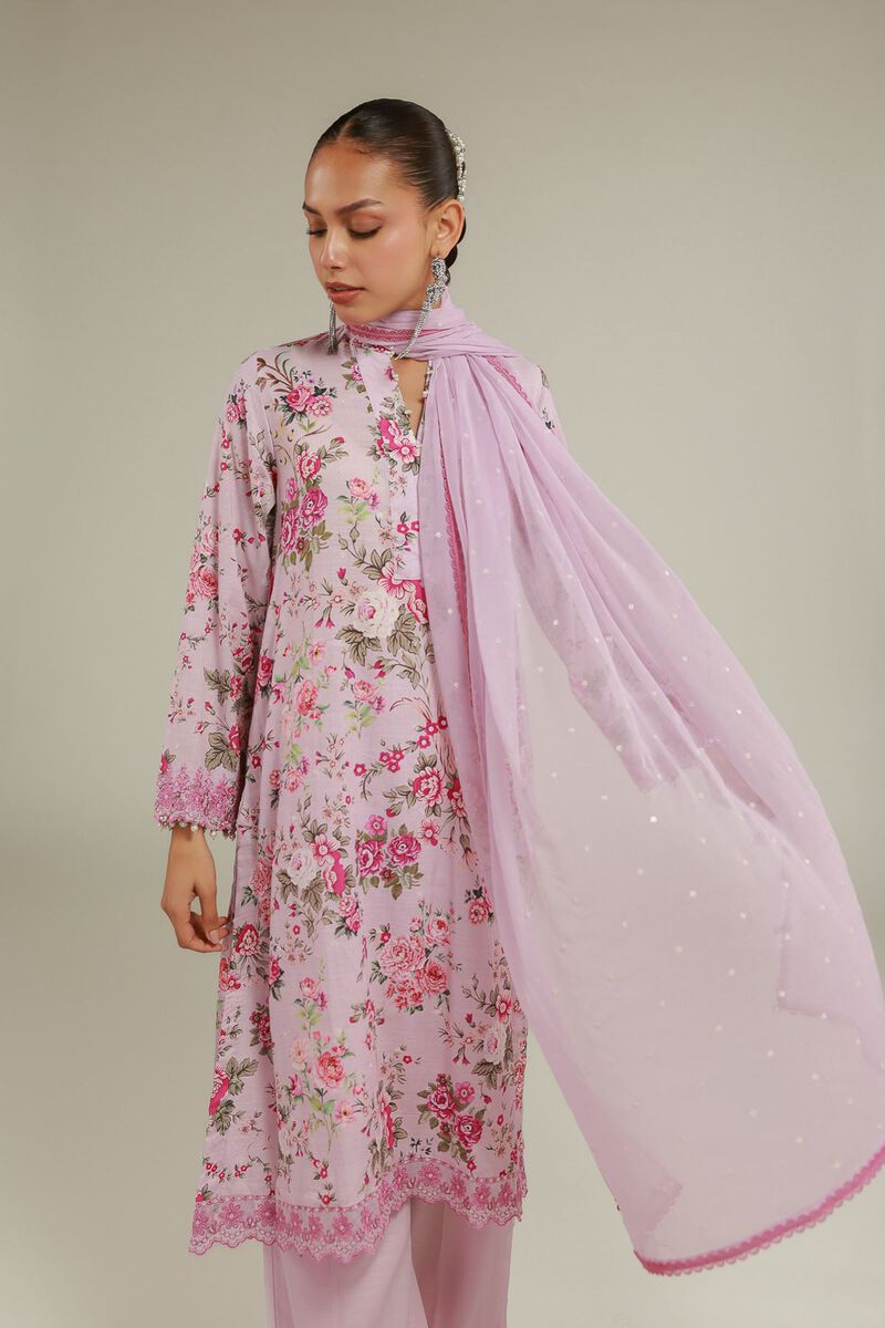 Sequined Chiffon Dupatta