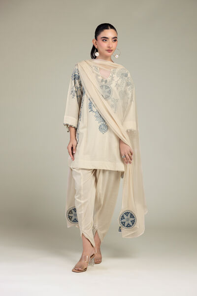Raw Silk Pants, image 1