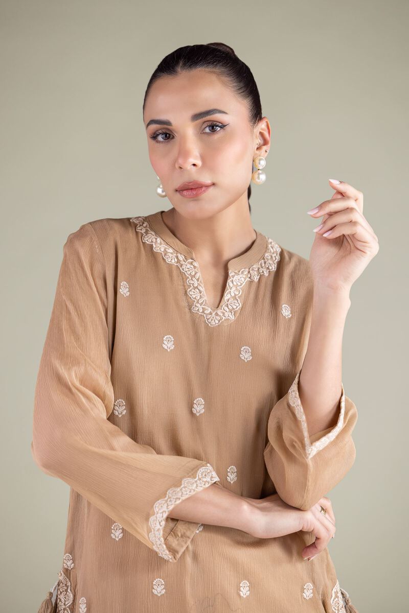 Floral Scalloped Kurta
