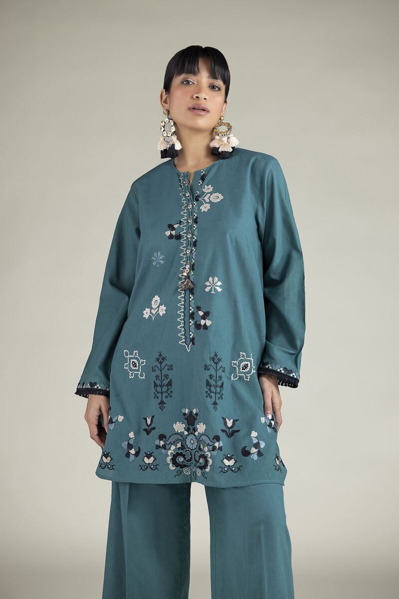 Teal Tailored 2-Piece