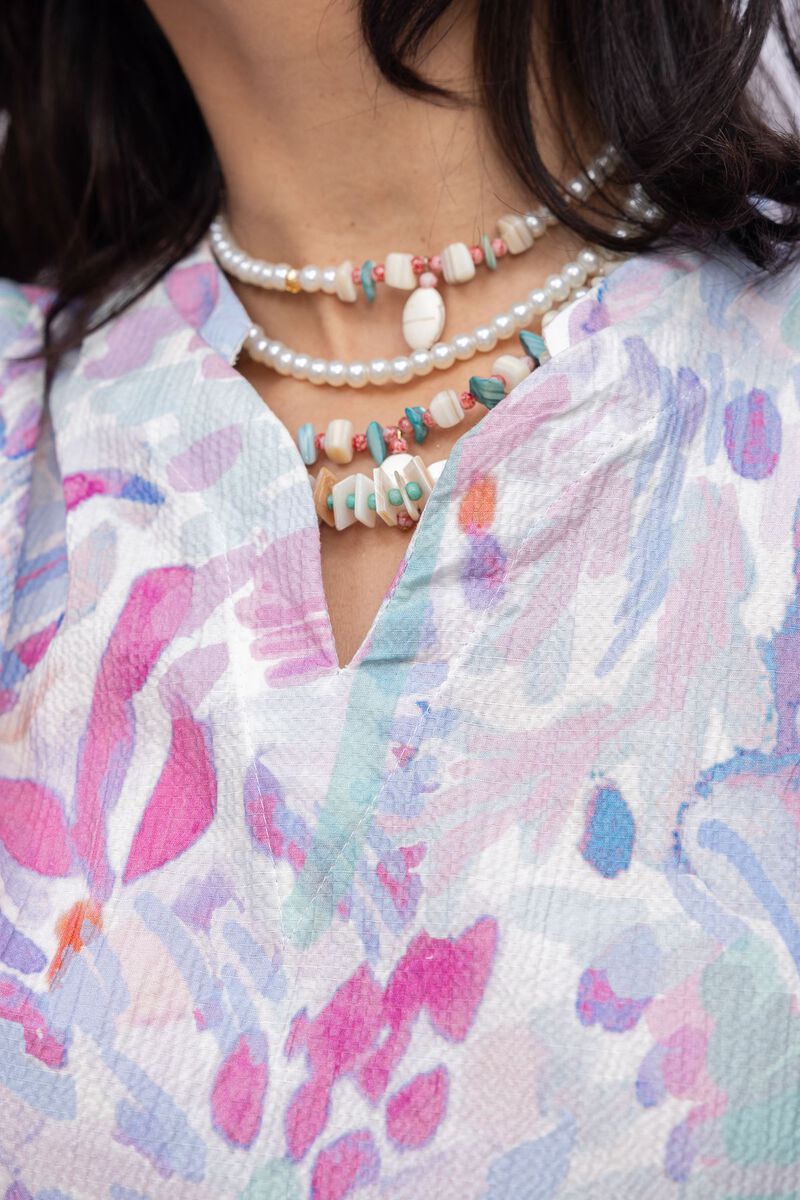 Abstract Cotton Kurta