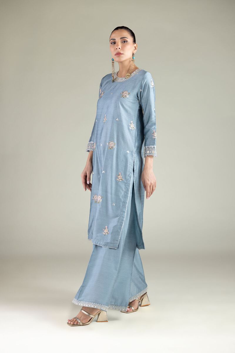 Floral Round-Neck Kurta