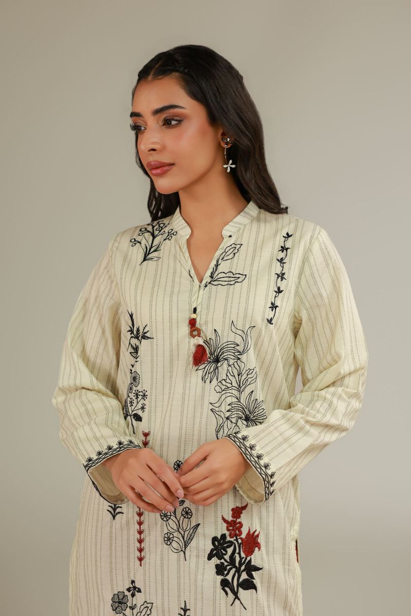 Floral Cotton Kurta