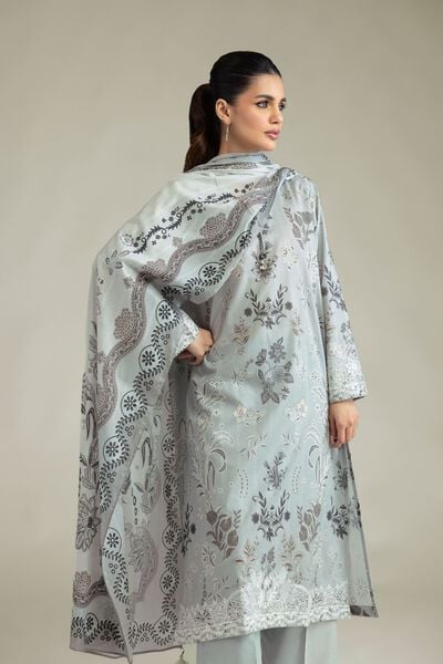 Embroidered Lawn Lawn 3-Piece Tailored