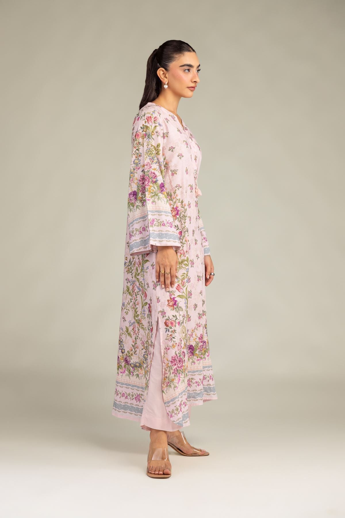Khaadi - Solid Silk Pants