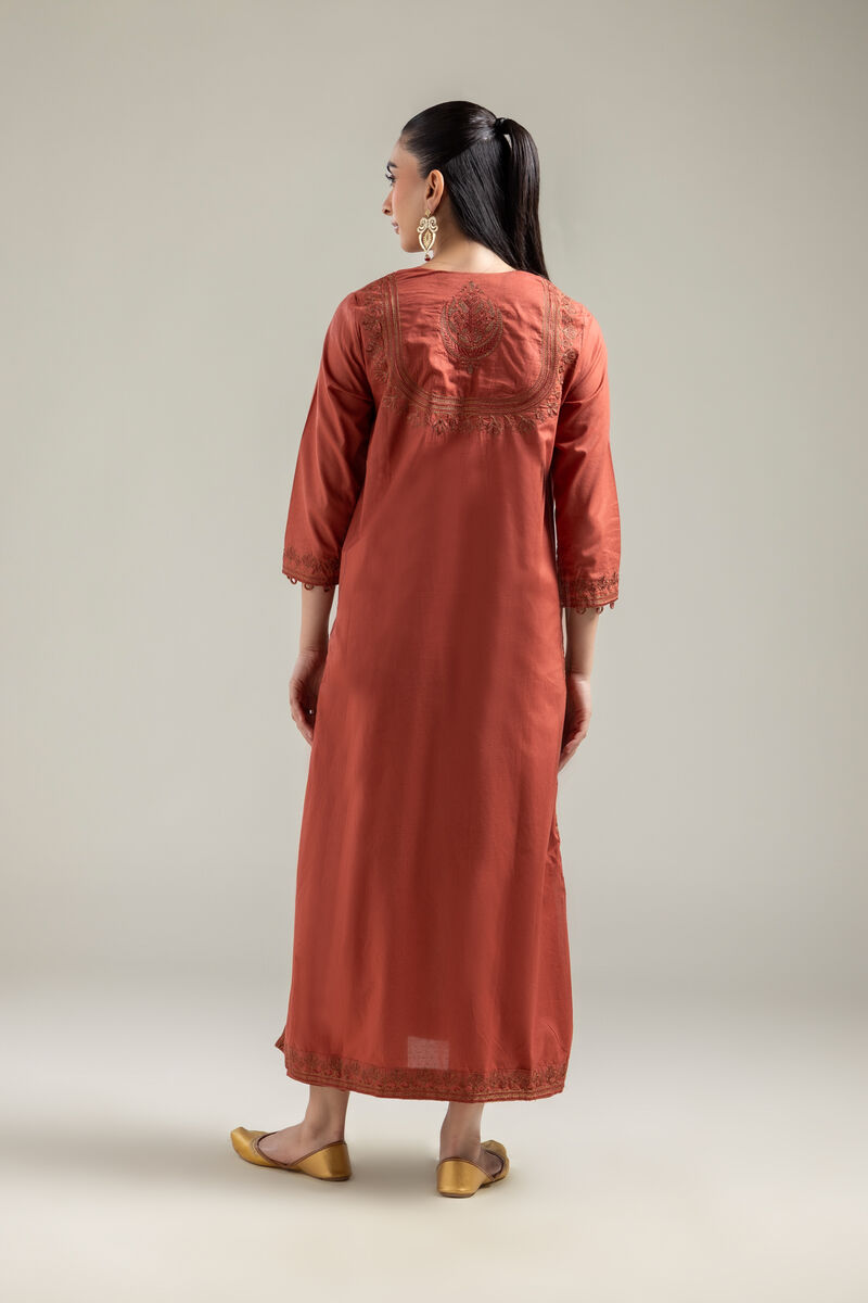 Solid Longline Kurta