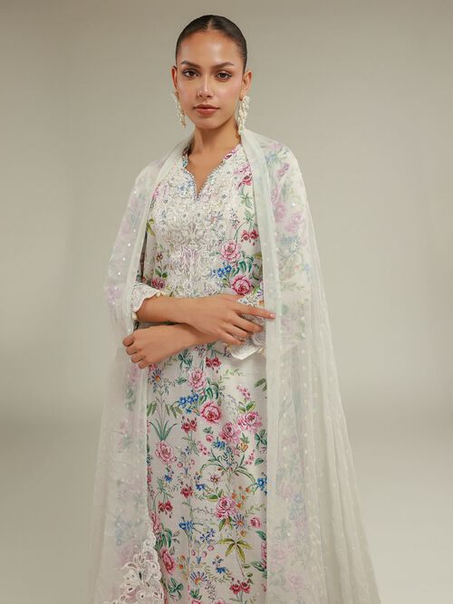 Floral Longline Kurta