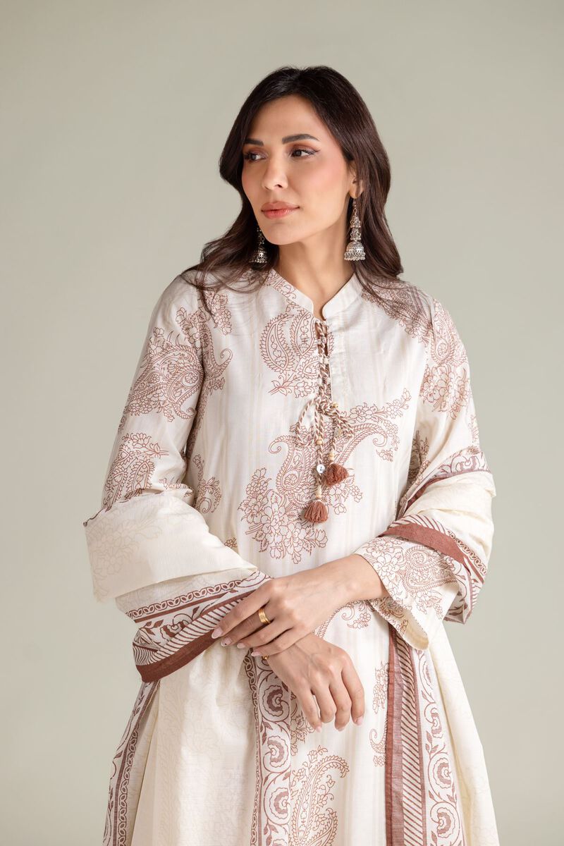 Paisley Lawn Dupatta