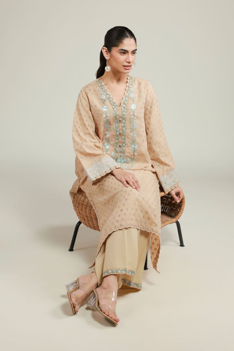 Jacquard 2 Piece Tailored