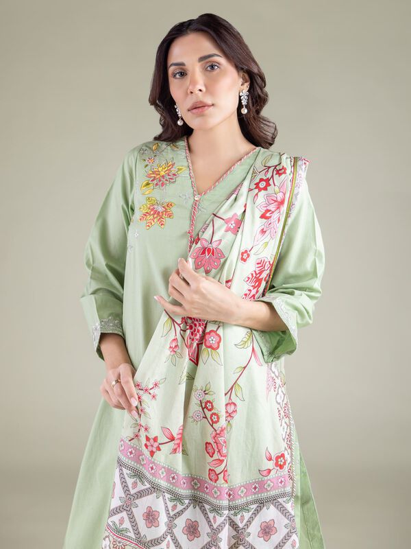 Mint Lawn Dupatta