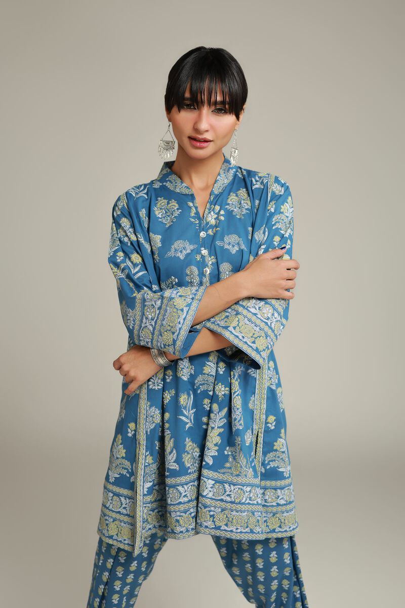 Floral Cambric Kurta