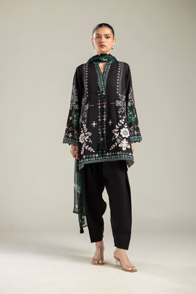 Black Silk Shalwar