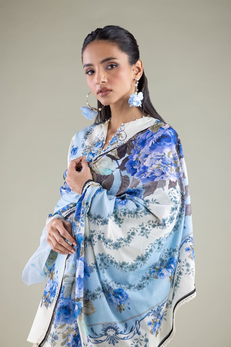 Floral Draped Dupatta