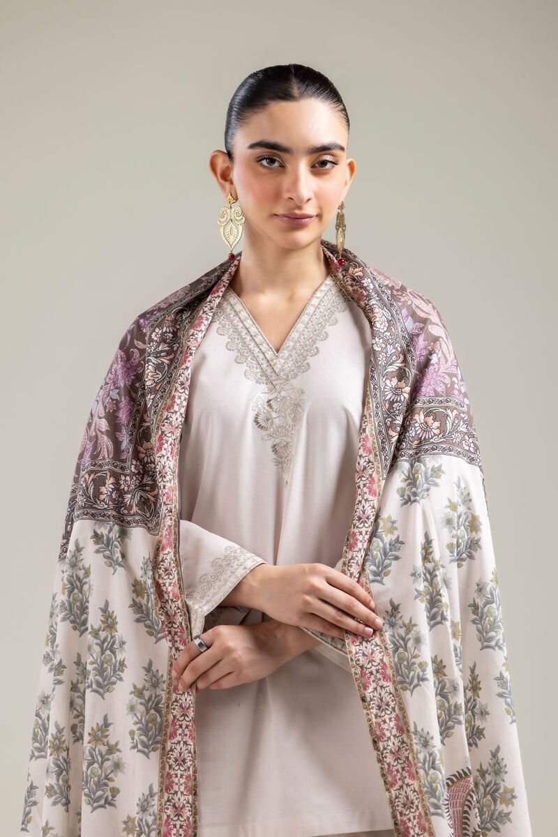 Lawn Paisley Dupatta