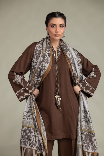 Short V-Neck Kurta, image 1