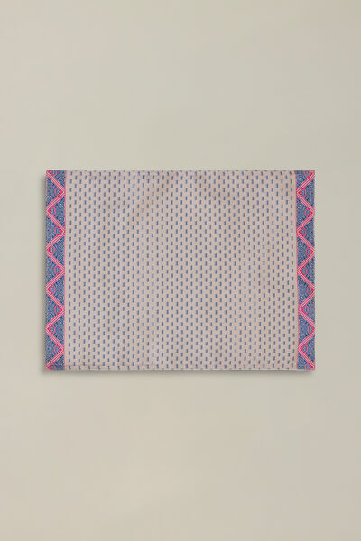 Printed Polyester Jute 13x17in Table Mat