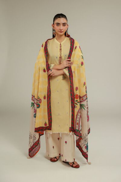 Floral Cambric Pants, image 1