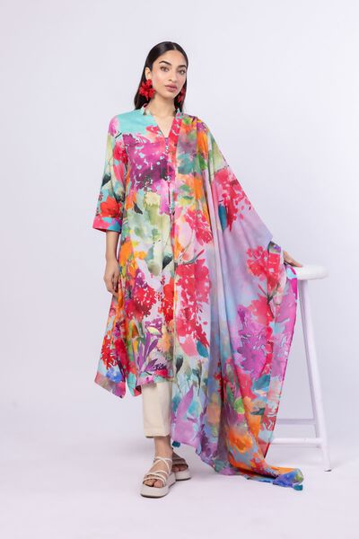 Printed | Light Thai Silk | Dupatta | PKR 3,000