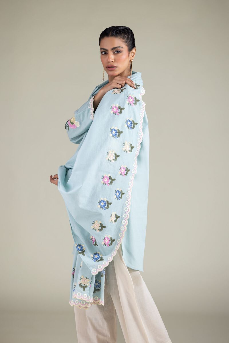 Floral Draped Dupatta