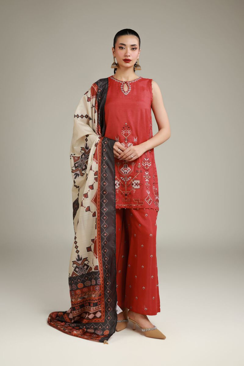 Printed Silk Dupatta
