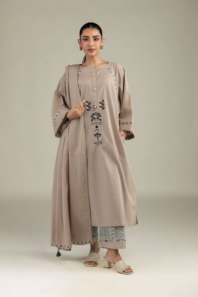 Beige Cotton Pants, image 1