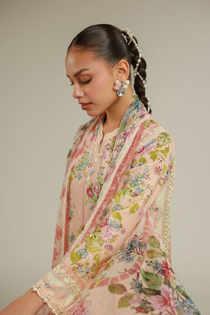 Floral Draped Dupatta
