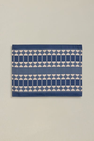 Printed Polyester Jute 13x17in Table Mat