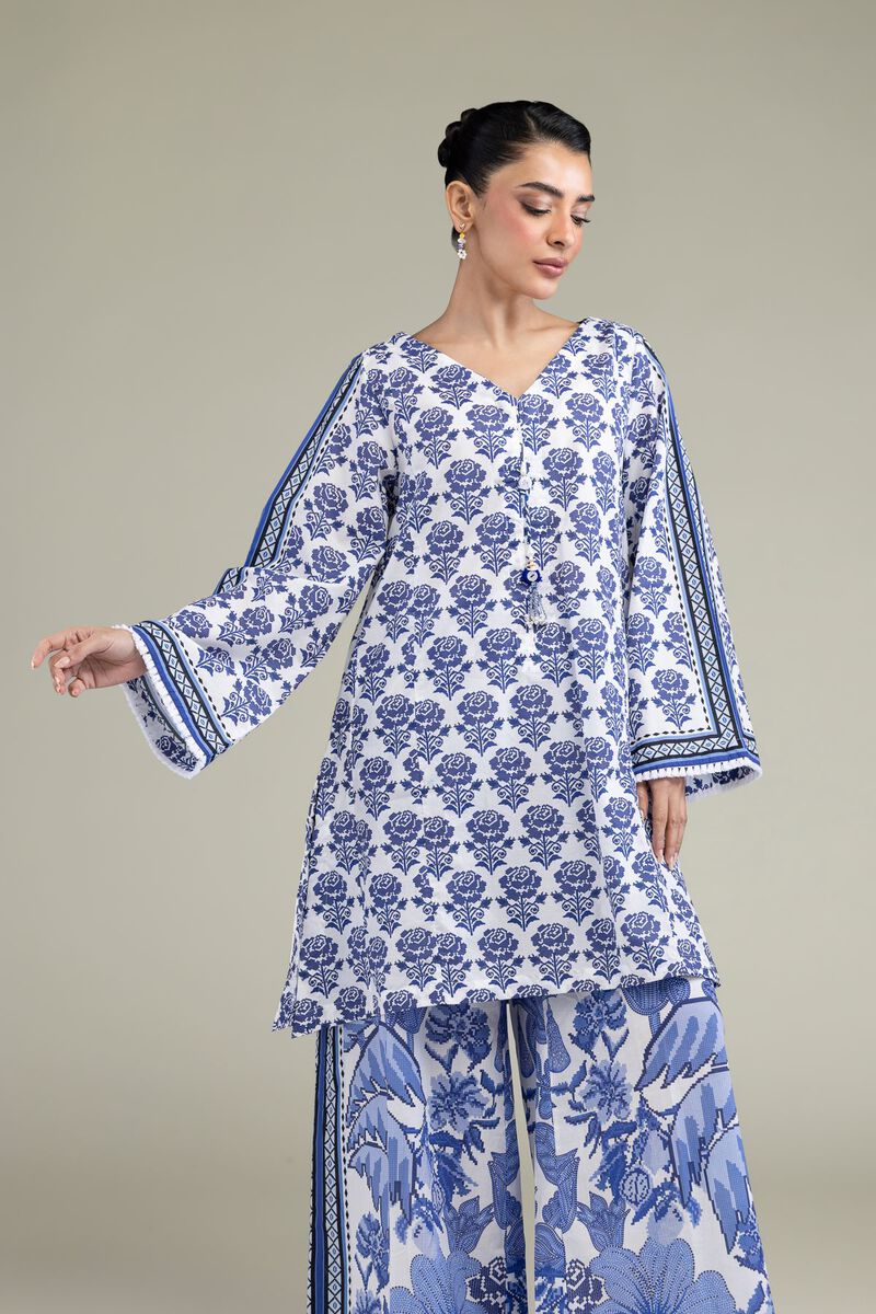 Short Floral Kurta