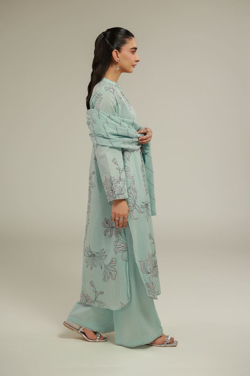 Mint Lawn Dupatta