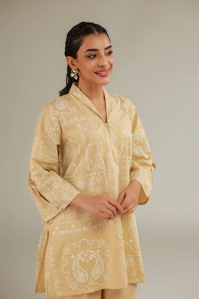 Band Collar Kurta, image 1