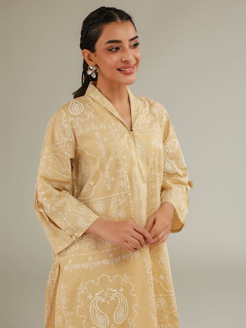 Band Collar Kurta
