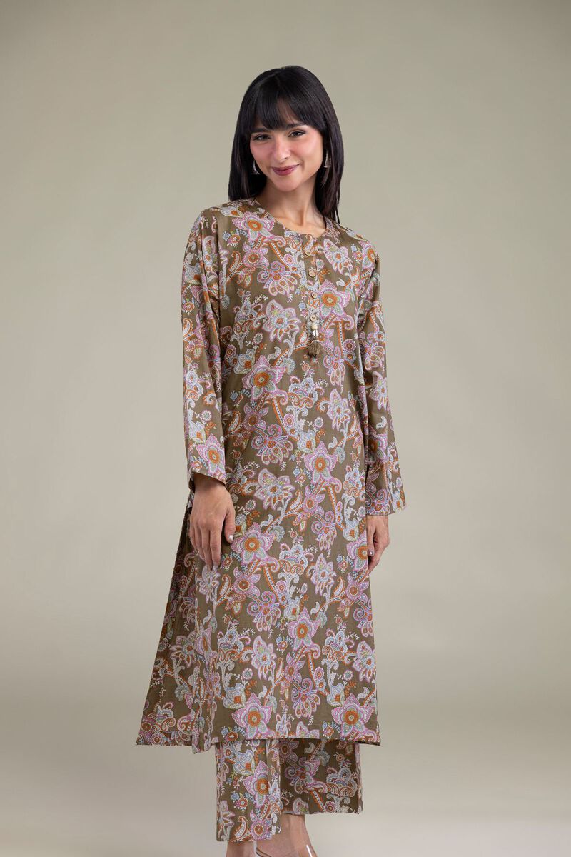 Brown Cambric Kurta