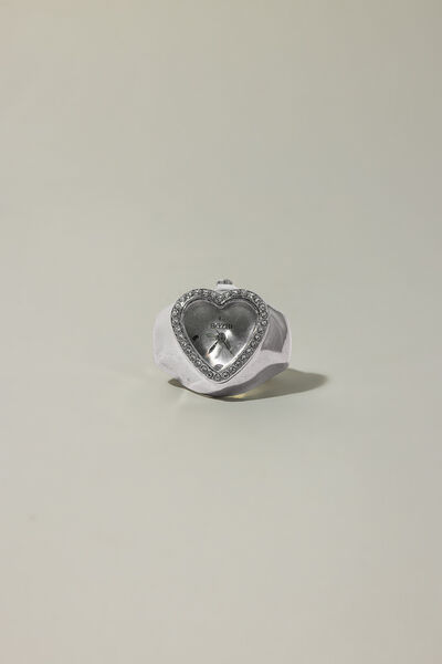 Embellished Metal Single Ring