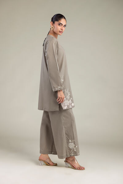 Floral Cotton Pants, image 1