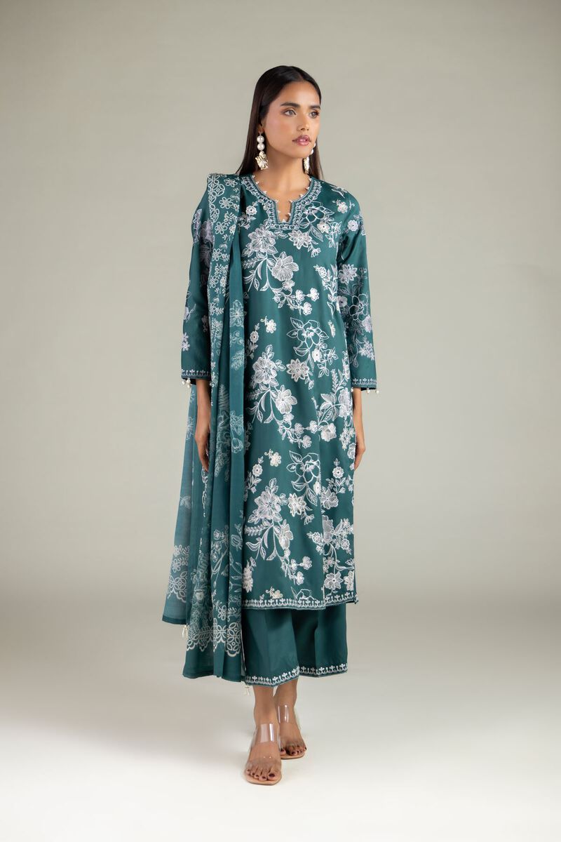 Floral Thread Dupatta