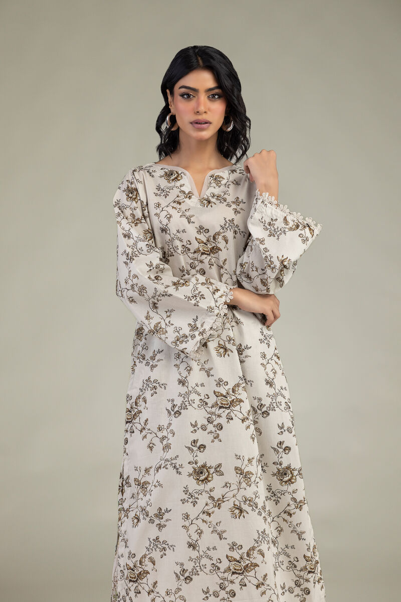 Floral Cambric Kurta