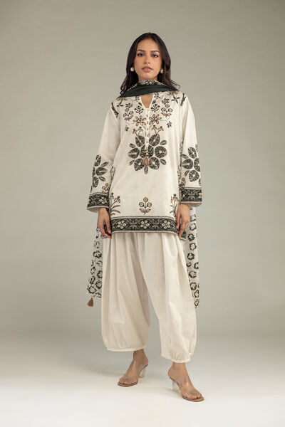 Solid Cotton Shalwar, image 1